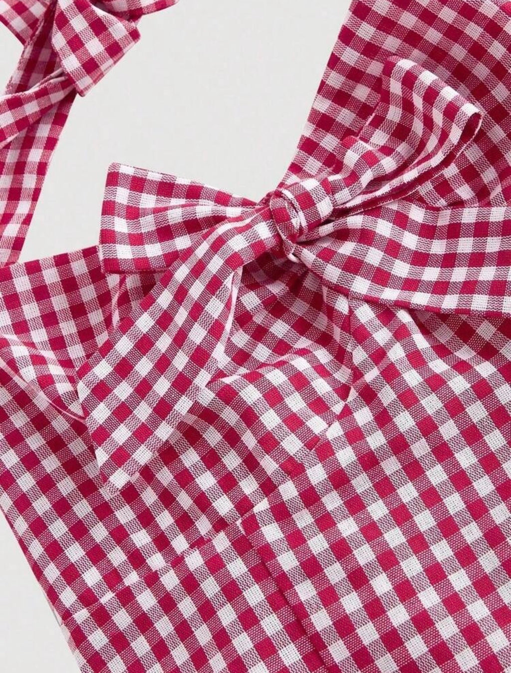 Enterito Short Gingham – Romper Halter Retro Pin-Up
