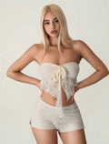 Conjunto de Encaje Dos Piezas - Ángel Coquette