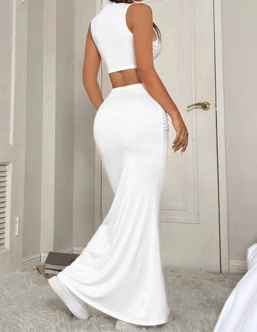 Conjunto Co-ord Dos Piezas Aura – Blanco Total