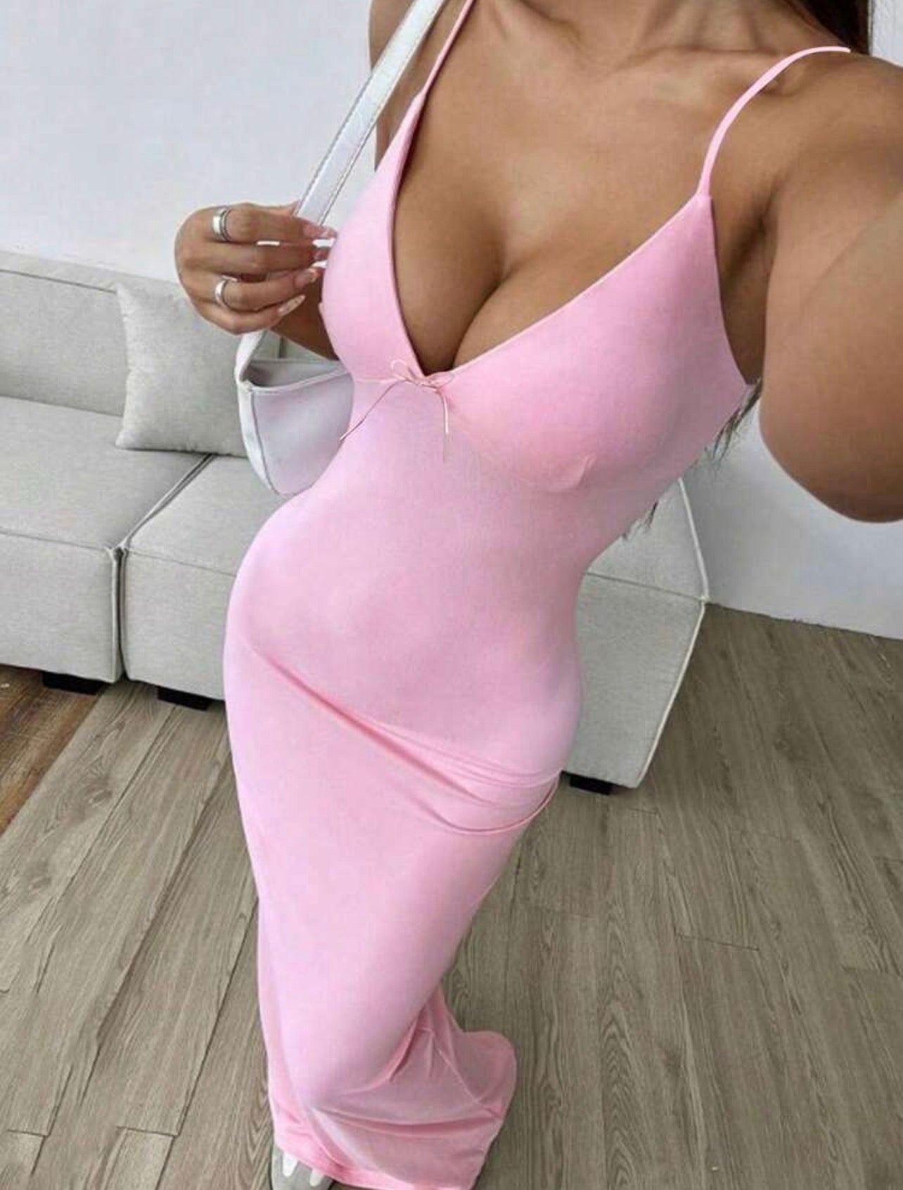 Vestido Maxi Amour – Ajuste Moldeador y Escote Delicado